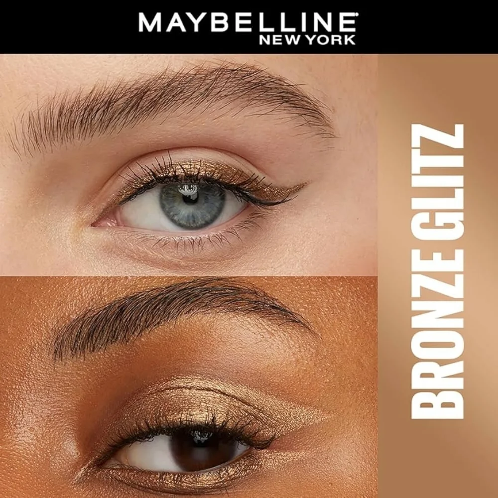3 x Maybelline Tattoo Studio Sharpenable Gel Eyeliner, 981 Bronze Glitz